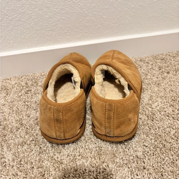 UGG Tan Sheepskin Romeo Men's Slipper Sz 10 - Picture 3 of 7